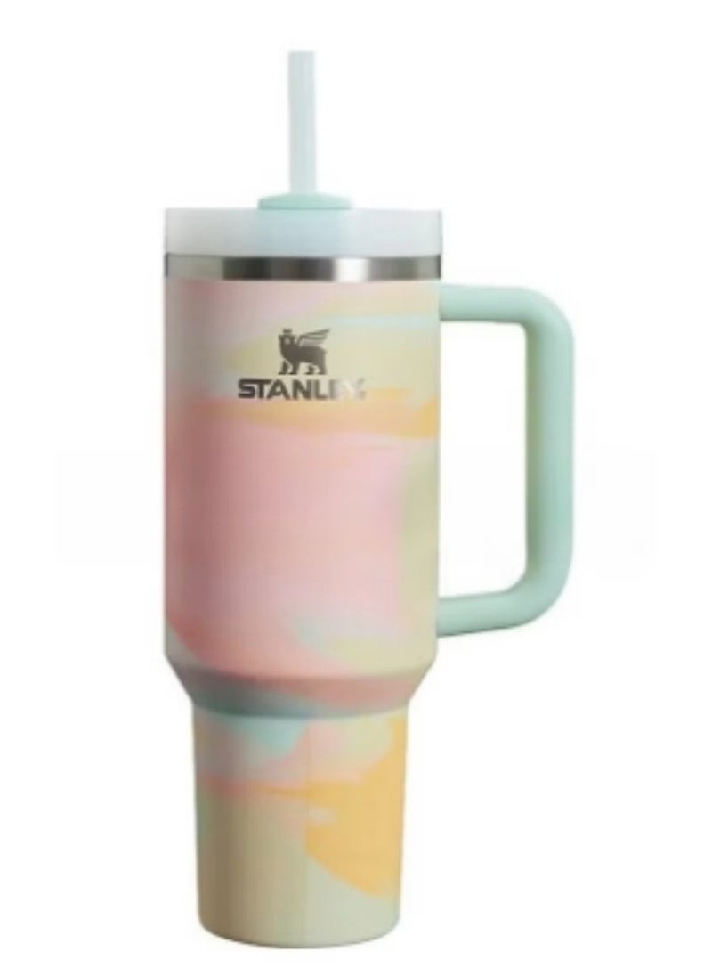 Stanley - Stainless Steel Vacuum Insulated Tumbler with Lid for Water, Iced Tea or Coffee, Smoothie and More, Large Capacity, Good Appearance, Easy to Carry, 40 oz - Image 1