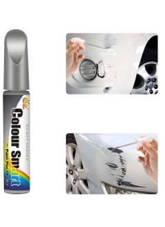 Captaintech Touch Up Paint Pen for Car, Waterproof Scratch Remover Pen,Portable Quick and Easy Cars Repair Pen, Suitable for Automotive Minor Scratch Repair (Silver)  - Image 1