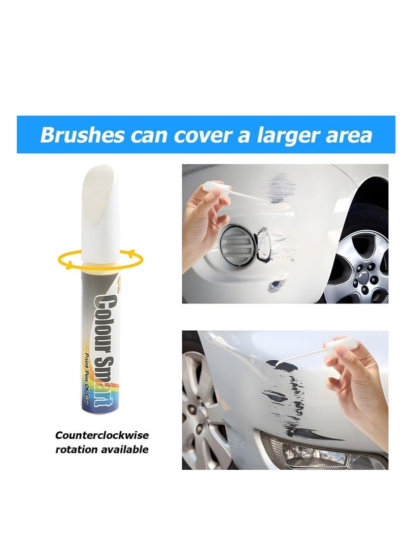 Captaintech Touch Up Paint Pen for Car, Waterproof Scratch Remover Pen,Portable Quick and Easy Cars Repair Pen, Suitable for Automotive Minor Scratch Repair (Silver)  - Image 2
