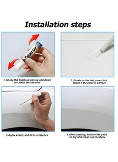 Captaintech Touch Up Paint Pen for Car, Waterproof Scratch Remover Pen,Portable Quick and Easy Cars Repair Pen, Suitable for Automotive Minor Scratch Repair (Silver)  - Image 5