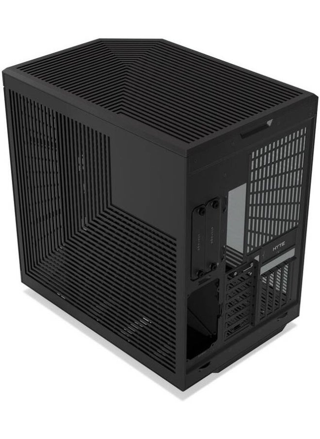 هايت كيس HYTE Y70 Touch Infinite ميد تاور ATX – أسود، شاشة لمس 14.5 بوصة بدقة 2.5K، تصميم مزدوج الغرفة، دعم حتى 10 مراوح وراديتر 360 مم – الموديل: CS-HYTE-Y70TI-BB  - Image 5