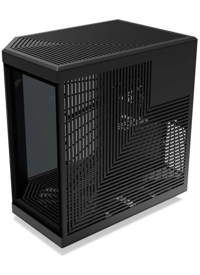 هايت - كيس HYTE Y70 Touch Infinite ميد تاور ATX – أسود، شاشة لمس 14.5 بوصة بدقة 2.5K، تصميم مزدوج الغرفة، دعم حتى 10 مراوح وراديتر 360 مم – الموديل: CS-HYTE-Y70TI-BB - Image 1