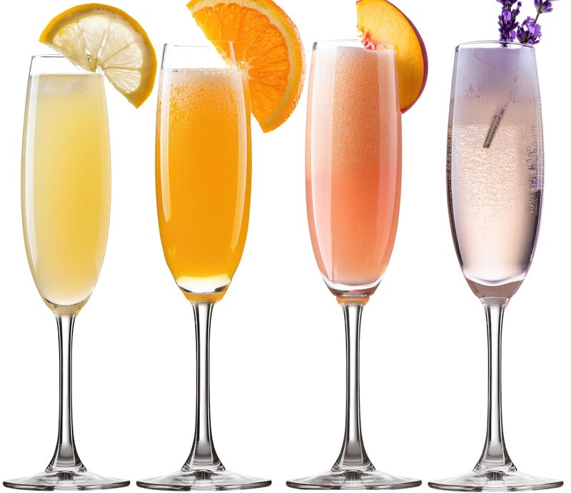 Ravenscroft Champagne Glasses  Made in Europe  Set of 4  Sheer Rim  7 Fl Oz  100 LeadFree Crystal  Clear Sparkling Champagne Flutes  Perfect for Special Occasions  Gift Idea
