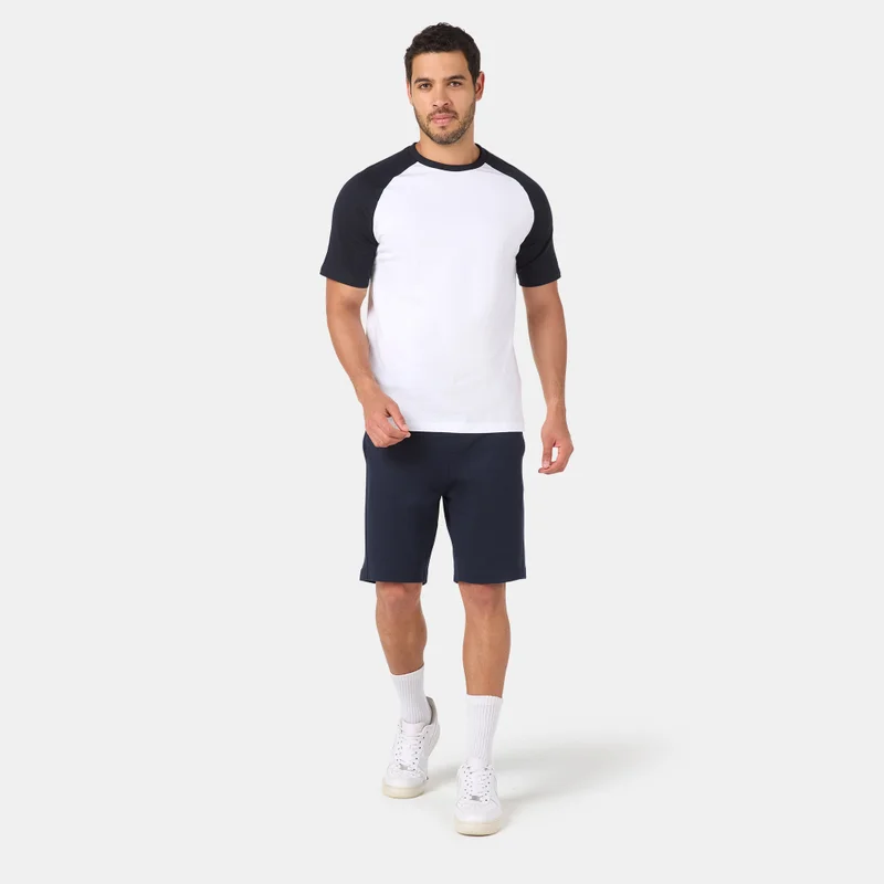 Sun and Sand Sports White Men's Raglan T-Shirt for Men | Best Price UAE
