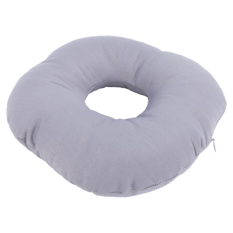 Ear Side Sleeping Pillow Cotton Linen Pillowcas Reduce Ear Friction Soft Large Opening Donut Ear Pillow for Earphones Users - Image 2