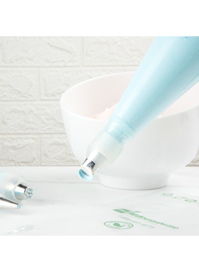 Restaurantware Pastry Tek Piping Tip, 1 Reusable Ruffle Icing Tip - #402, Dent-Resistant, Stainless Steel Pastry Tip, Dishwasher-Safe, Decorate Cupcakes, Cakes, or Cookies - Image 3