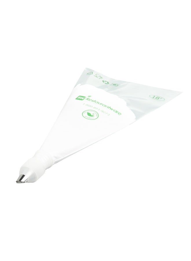 Restaurantware Pastry Tek Piping Tip, 1 Reusable Ruffle Icing Tip - #402, Dent-Resistant, Stainless Steel Pastry Tip, Dishwasher-Safe, Decorate Cupcakes, Cakes, or Cookies - Image 2