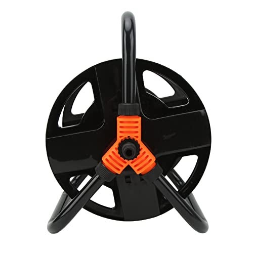 Ejoyous Hose Reel, Garden Hose Storage Cart, Black, 16mm, 20m, Modern Style, Manual Winding, Freestanding - Image 4