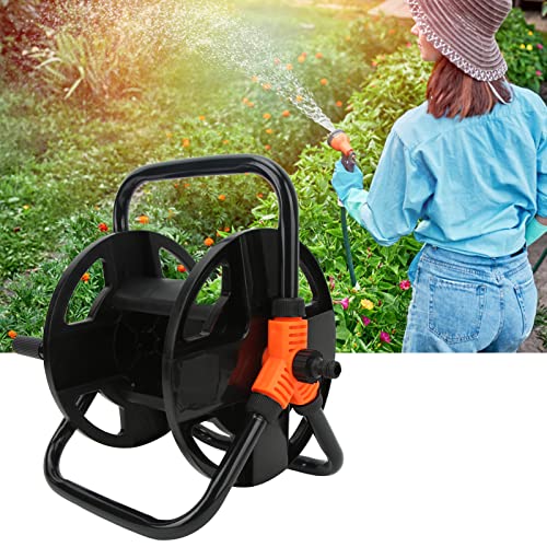 Ejoyous Hose Reel, Garden Hose Storage Cart, Black, 16mm, 20m, Modern Style, Manual Winding, Freestanding - Image 2