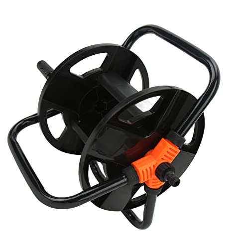 Ejoyous Hose Reel, Garden Hose Storage Cart, Black, 16mm, 20m, Modern Style, Manual Winding, Freestanding - Image 5