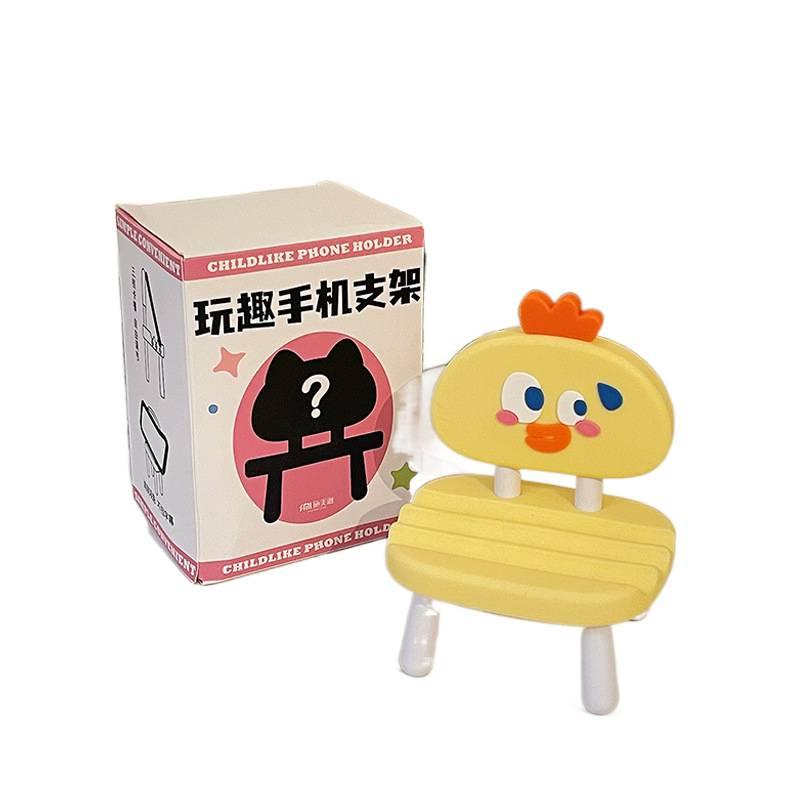 Stand Phone Holder Creative Soft Plastic for Fits Most Smartphones Black finish for Indoor Use - Image 5