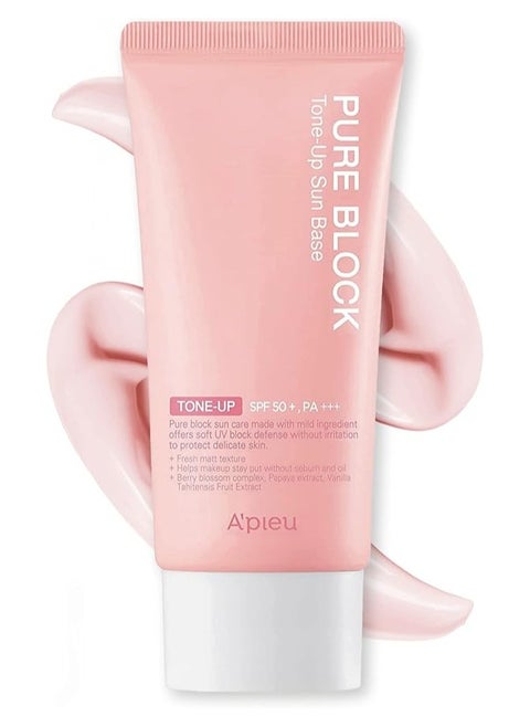 كريم أساس بيور بلوك تون أب صن - SPF 50