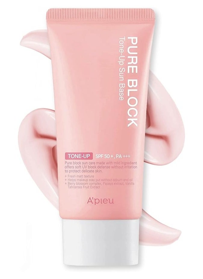 كريم أساس بيور بلوك تون أب صن - SPF 50