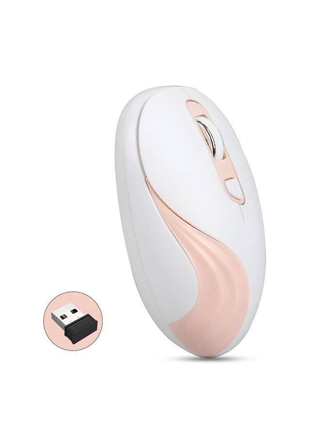 NIBEMINENT Wireless Optical Mouse Pink  - Image 1