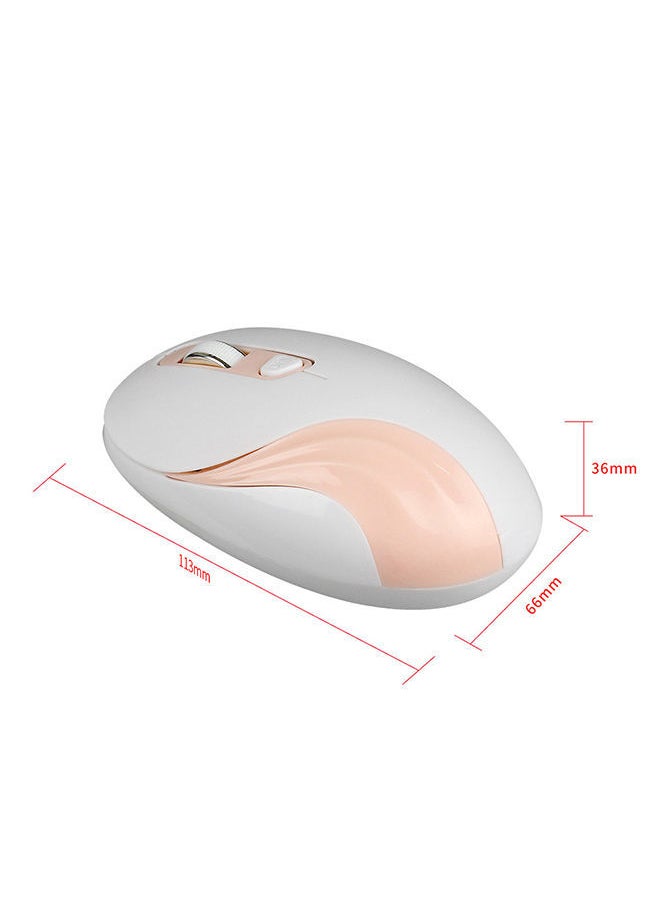 NIBEMINENT Wireless Optical Mouse Pink  - Image 5