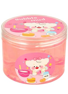 Bubble Clear Glitter Slime for Kids Pink  - Image 3