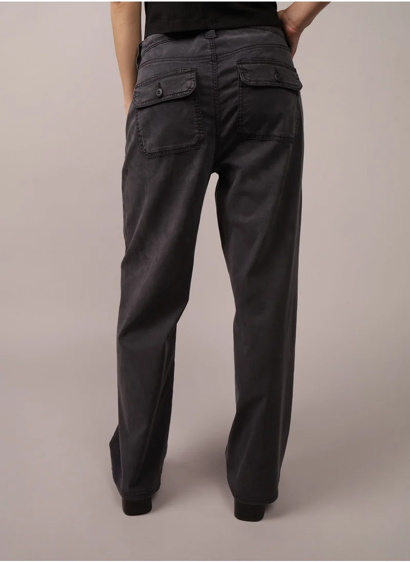 امريكان ايجل AE Dreamy Drape Stretch High-Waisted Stovepipe Crop Pant