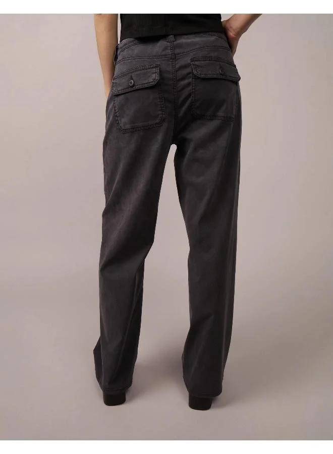 American Eagle AE Dreamy Drape Stretch High-Waisted Stovepipe Crop Pant