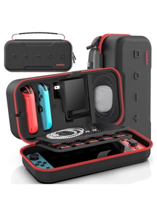 Carrying Case Compatible with Nintendo Switch & Switch OLED, Portable Switch Travel Carry Case Fit for Joy-Con and Adapter, Hard Shell Protective Switch Pouch Case - pzsku/Z2F444A532508719A8DC5Z/45/1745217062/f52825fb-42d4-4cb0-9910-d881a3ce9d3f