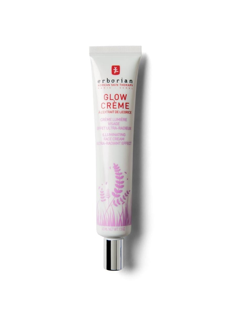 erborian Erborian - Glow Cream - Ultra-Radiant & Illuminating Daily Facial - Radiance Boosting Primer for Fresh & Dewy Finish with Glowing Complexion Brightens - 1.5 Oz  - Image 1