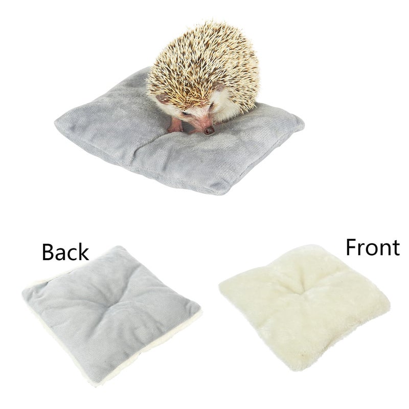 YUANST Hedgehog Bed Cave Nest Hideout, Hamster Guinea Pigs Small Animals Cage Supplies Warm House-Gray - Image 4