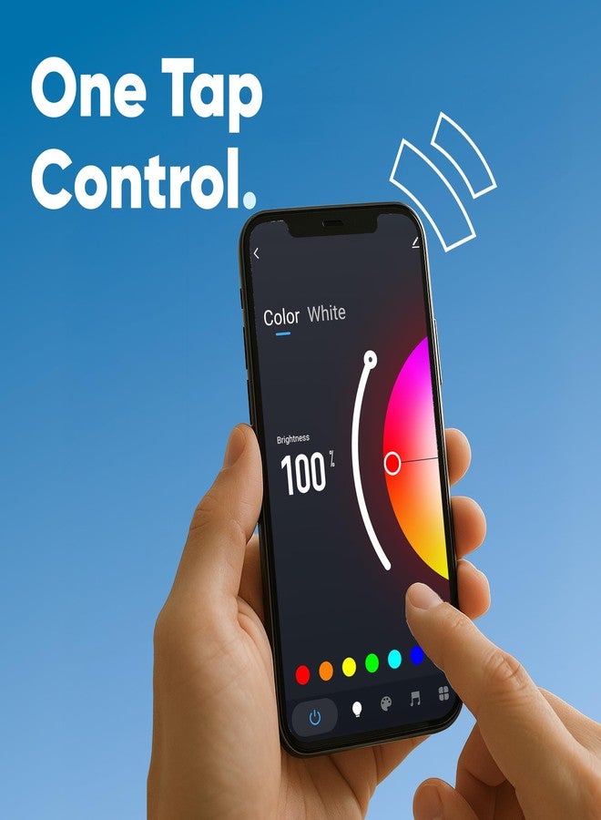 AZIOT 10A RGB Strip Light Controller, WiFi & Bluetooth Smart LED Strip Controller, 12V-24V DC, Music Sync, Scene Scheduling, App & Voice Control - Image 2