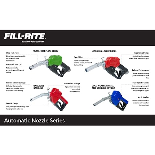 FILL RITE فيل-رايت N075UAU10 فوهة أوتوماتيكية 3/4" (حمراء) - Image 2