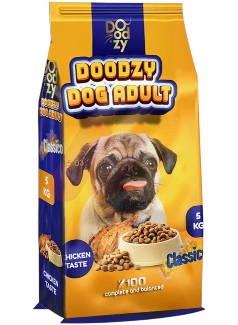 Doodzy Classico Dry Food Chicken Flavor for Adult Dogs 5kg