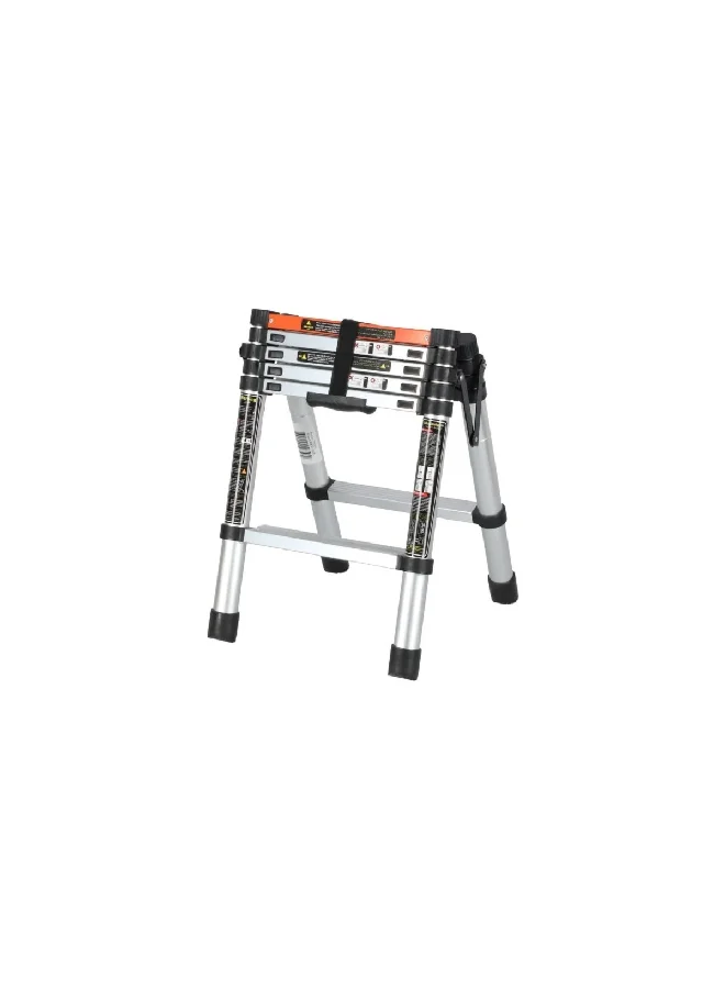 HoneyBee Multi-Purpose Precision Sturdy Foldable Ladder Silver and Black 234 cm