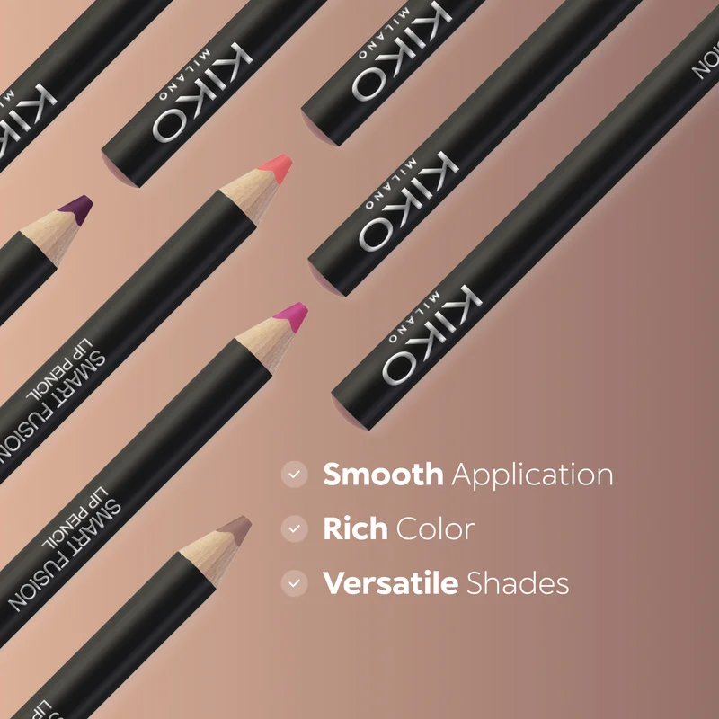 Kiko Milano  Smart Fusion Lip Pencil 07 - Rose Wood for Women | Best Price UAE
