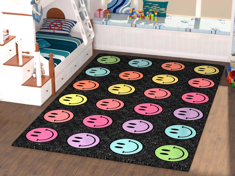 OLEEK Large Classroom Rug Elementary 6x9 - Classroom Rugs for Kids Room - Classroom Carpet Elementary - Kids playroom Rug 6 x 9 - Preschool Rugs for Classroom - Schoolgirl Style Classroom Decor - Image 4