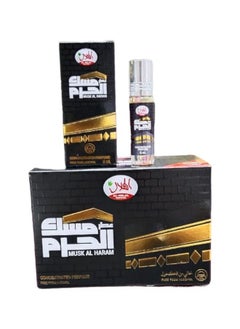 الهلال عطر زيتي مسك الحرم 6 مل 12 حبه 