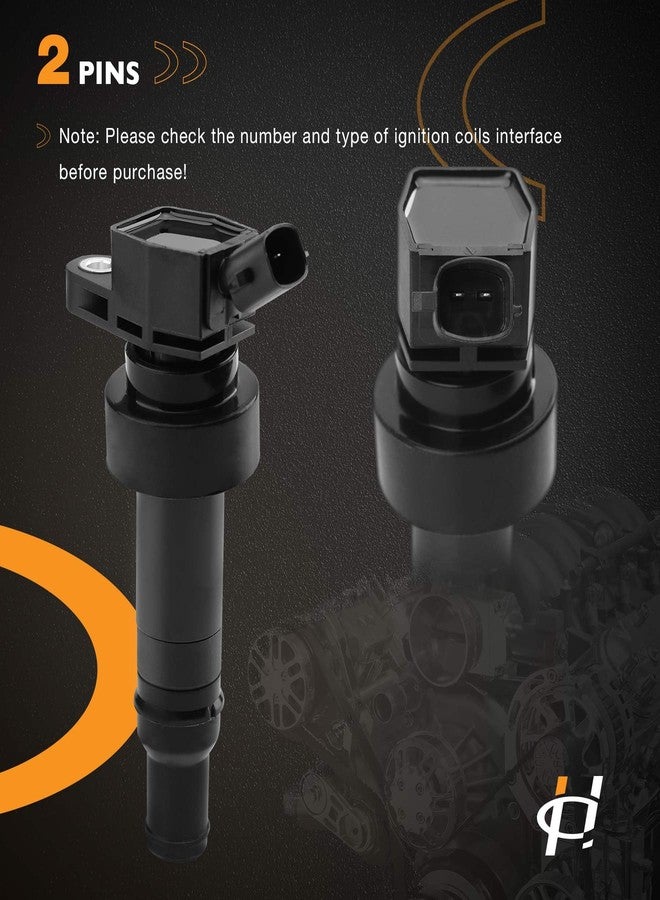 HQPASFY Ignition Coil Pack compatible with Hyundai Accent Veloster Kia Rio Soul Base L4 1.6L 1.6 2012 2013 2014 2015 2016 2017 2018 2019, HQ-A1230 - Image 3