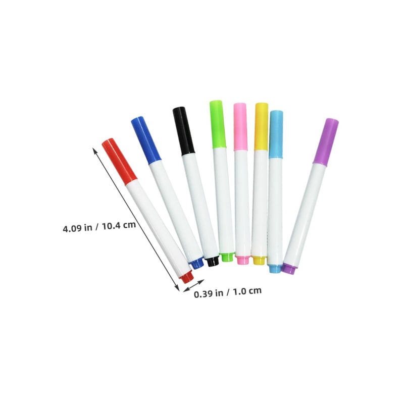 Washable Dry Erase Markers 16 Pack Fine Tip Bright Colors for Whiteboard Drawing - Image 3