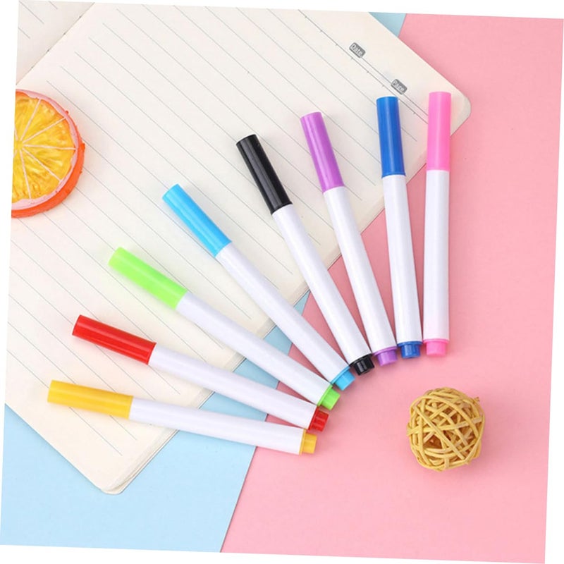 Washable Dry Erase Markers 16 Pack Fine Tip Bright Colors for Whiteboard Drawing - Image 5