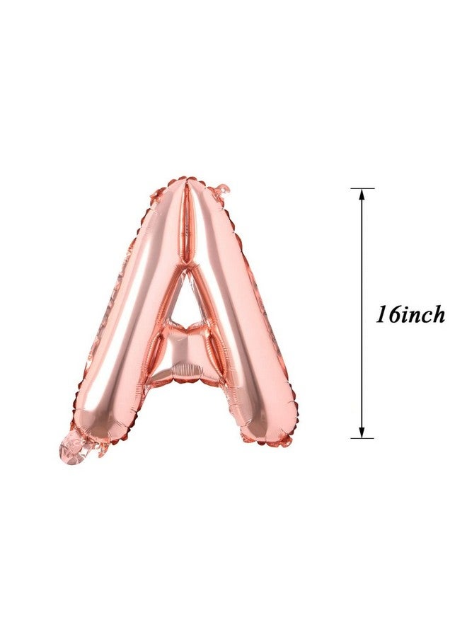 Atpata Funky 10th Birthday Foil Balloons Decoration Party Supplies for celebrating the Double Digit Milestone (Rose Gold) - Image 2