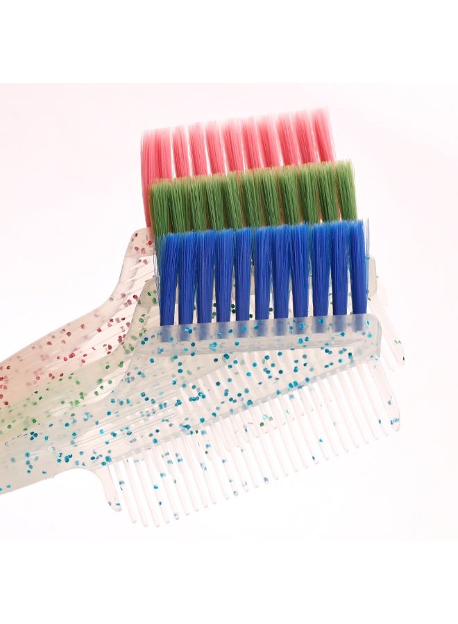 سيوسي مجموعة فرش وأمشاط صبغ الشعر، 6 قطع مجموعة أدوات صبغ الشعر متعددة الألوان لصبغ الشعر في المنزل واستخدامات الصالون - Image 3