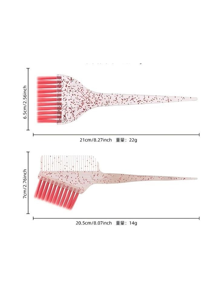 سيوسي مجموعة فرش وأمشاط صبغ الشعر، 6 قطع مجموعة أدوات صبغ الشعر متعددة الألوان لصبغ الشعر في المنزل واستخدامات الصالون - Image 4