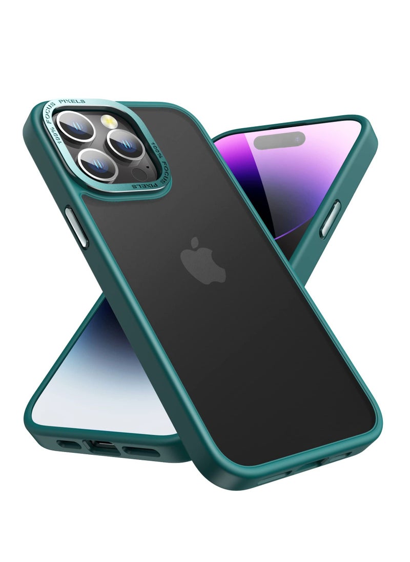 SYOSI - Designed for iPhone 14 Pro Max Case 6.7inch, Military Grade Drop Protection, Skin-Friendly PC Back, Advanced Camera Protection Ring, Anti-Scratch Anti-Fingerprint for iPhone 14 Pro Max (Green, 6.7 Inc - Image 1