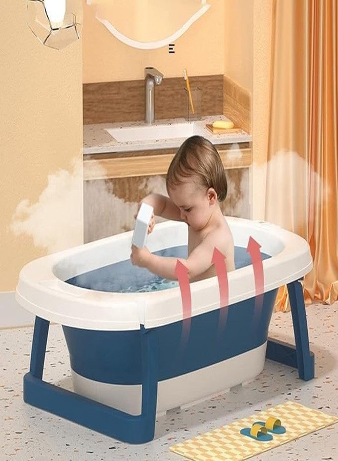 KRLZ Baby Bath tub for 0-3 Years Newborn Baby Bathing tab for Kids Play Foldable Bath tub for Infants Toddler Boy Girl - Image 2