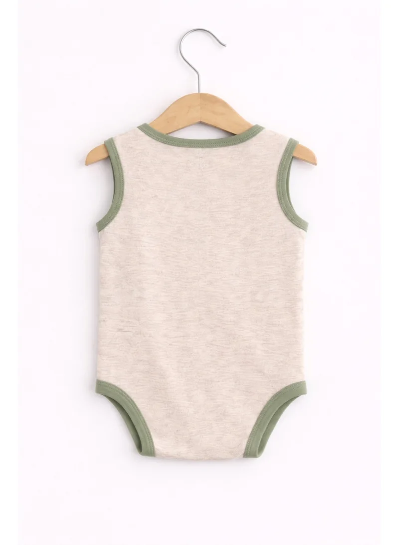 Victor And Jane  Baby Boys Sleeveless Interactive Printed Bodysuits – Pack of 3 for Men | Best Price UAE