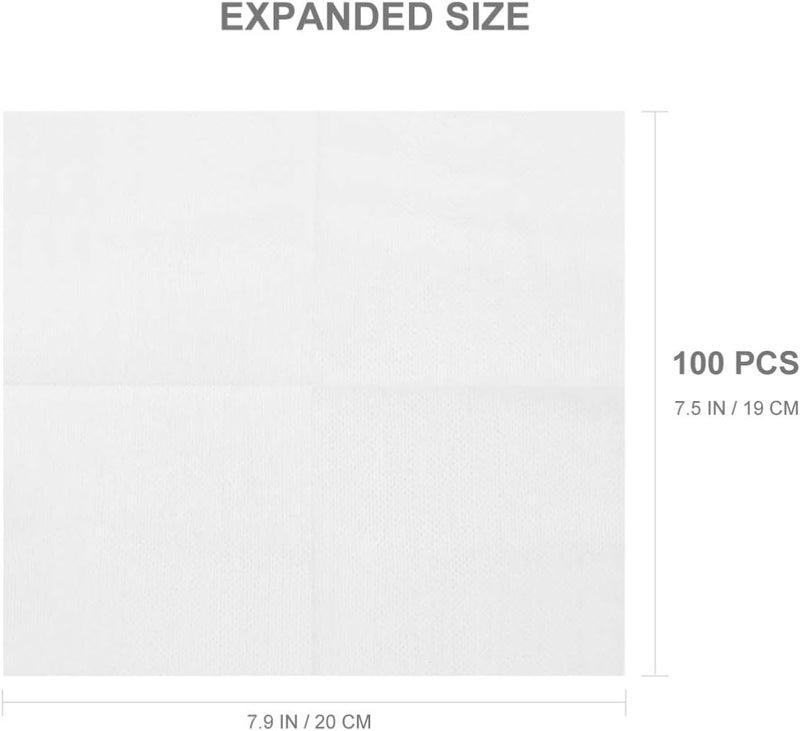 Healifty Sterile Gauze Pads Gauze Sponges Non Woven Gauze Pads for Wound Care Makeup Removal Nail Polish Removing 100pcs - Image 3