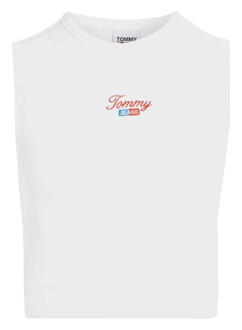 TOMMY JEANS Logo Crop Tank Top