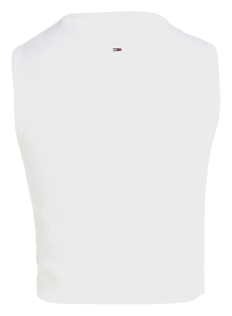 TOMMY JEANS Logo Crop Tank Top