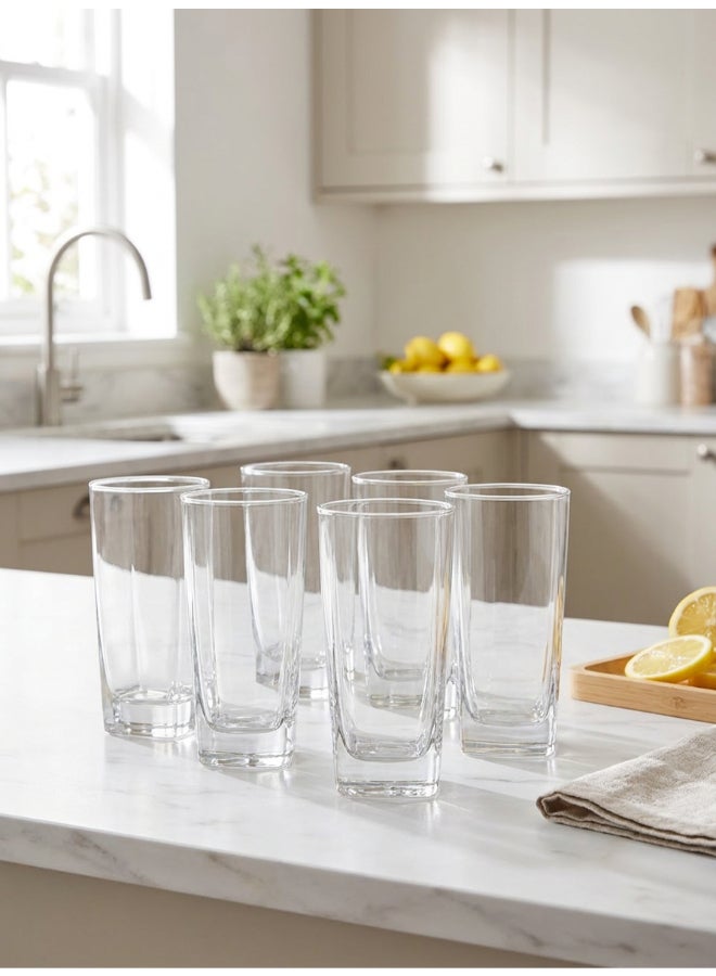 Luminarc Sterling 6 Piece Tumbler 330ml Drinking Set For Juice, Water, Soft Drinks, Hard Drink, Hot Beverages - Image 2