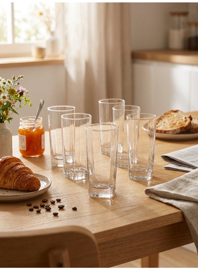 Luminarc Sterling 6 Piece Tumbler 330ml Drinking Set For Juice, Water, Soft Drinks, Hard Drink, Hot Beverages - Image 3