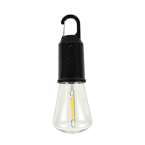 Kh Solar Bulb Rechargeable Camping Hanging Bulb with USB C Cable 3 Mode Adjustable Warm White Light, Decorative Tent Lamp for Traveling, Hiking, Backpacking, Emergency Power Outage Pack of 1 - Image 2