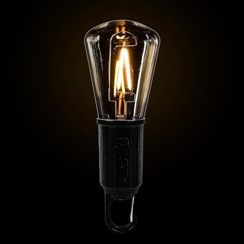 Kh Solar Bulb Rechargeable Camping Hanging Bulb with USB C Cable 3 Mode Adjustable Warm White Light, Decorative Tent Lamp for Traveling, Hiking, Backpacking, Emergency Power Outage Pack of 1 - Image 4