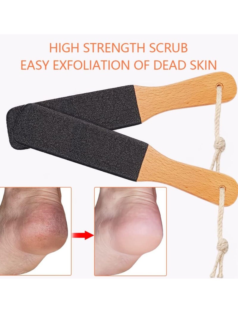Loquat Foot File Exfoliator Pedicure Tool Foot Rasp Callus Remover Scrubber for Hard Skin，Pumice Stone for Cracked Feet - Image 4