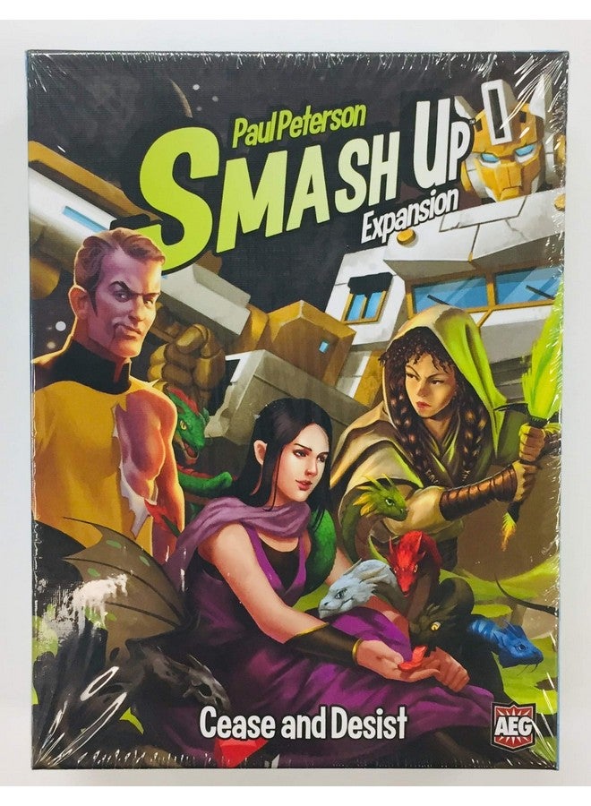 AEG Games AEG Smash Up: Cease & Desist Card Game Expansion | Astroknights, Changerbots, Ignobles, Star Roamers | 2-4 Players | Ages 14+ | 30-45 Minute Playtime - Image 1